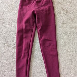 Kids Maroon Leggings